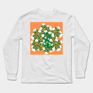 White abundant flowers Long Sleeve T-Shirt